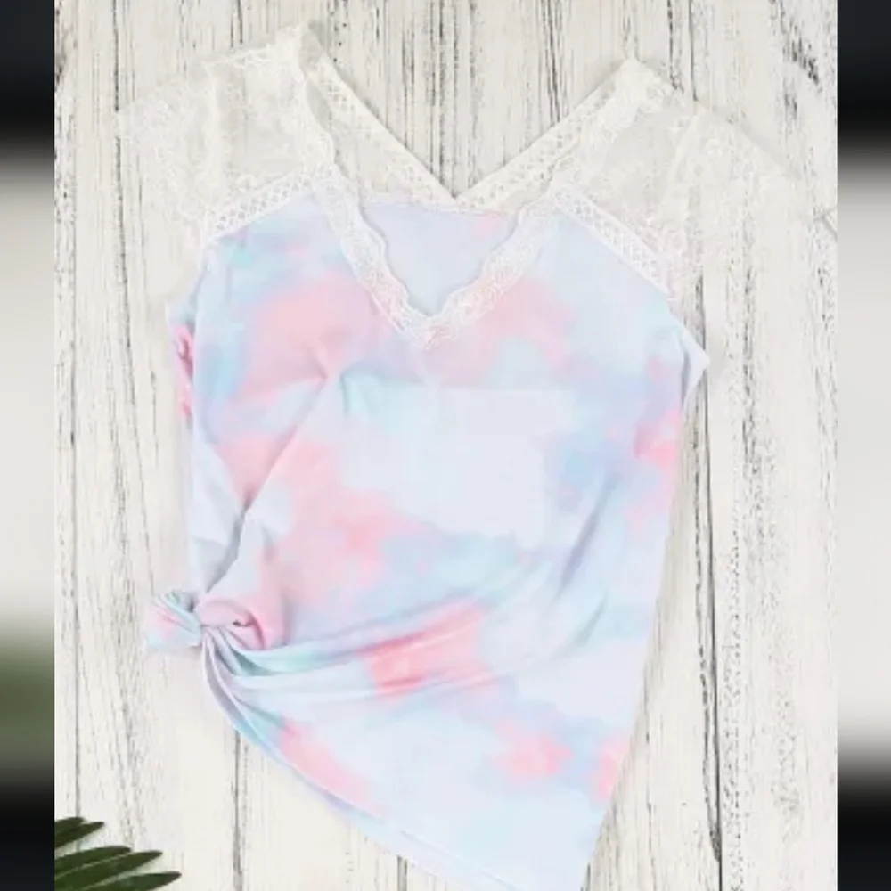 ♥️New lace tie dye top - Picture 11 of 16